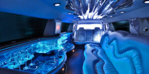 Leather Car seat limos on rent