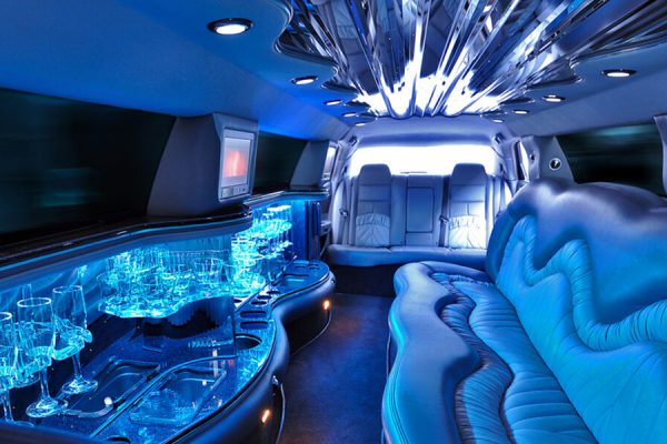 Leather Car seat limos on rent